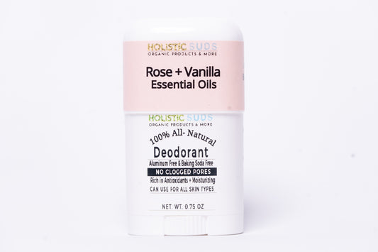 Rose and Vanilla 100% All Natural Deodorant