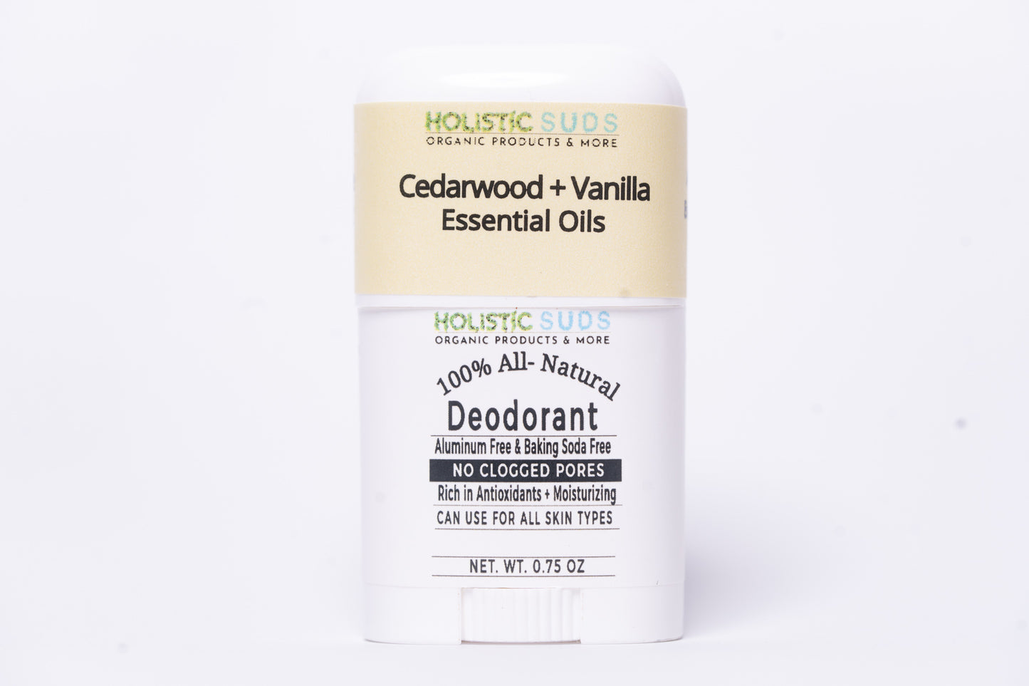 Cedarwood and Vanilla 100% All Natural Deodorant