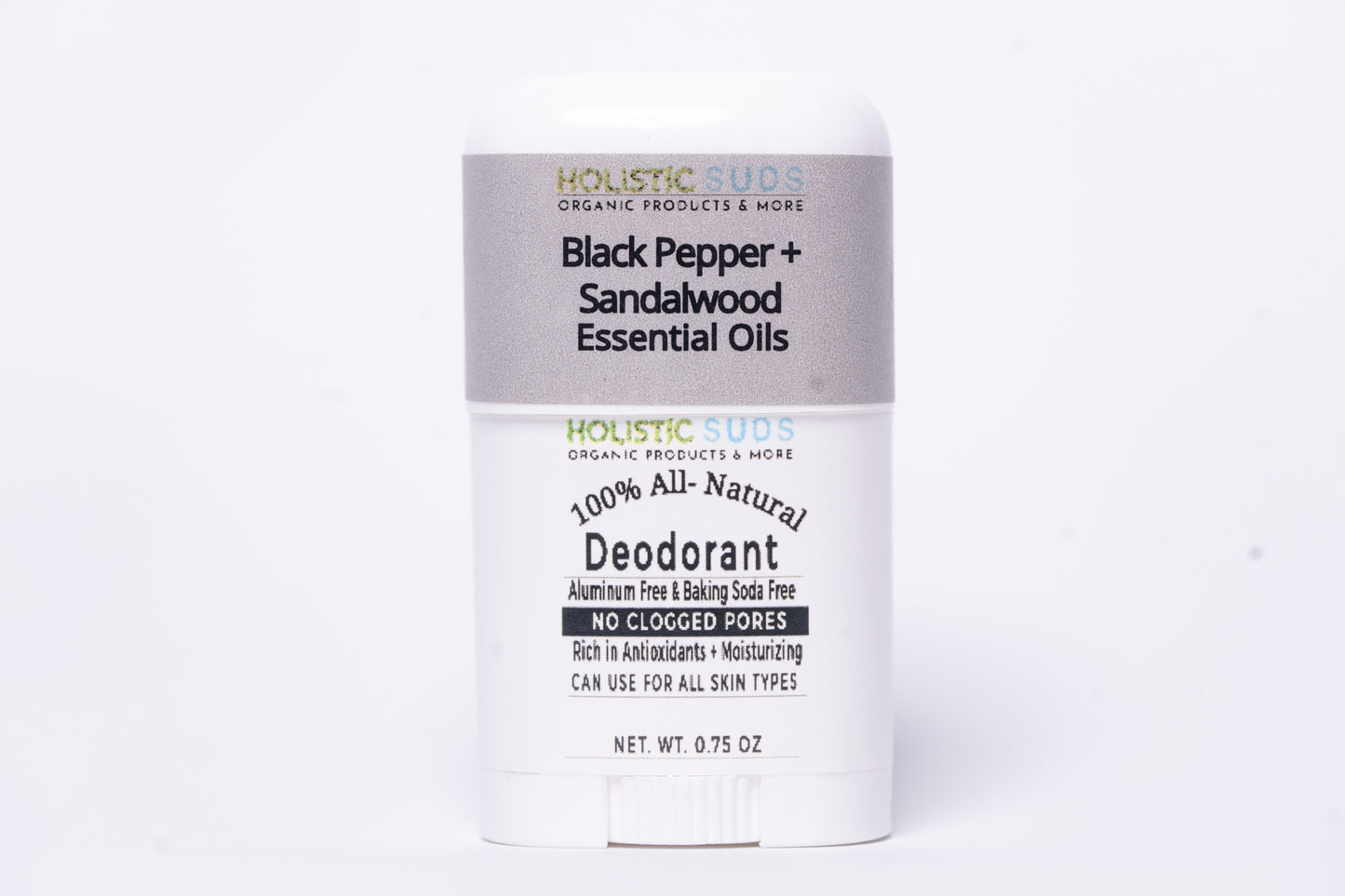 Black Pepper and Sandalwood 100% All Natural Deodorant