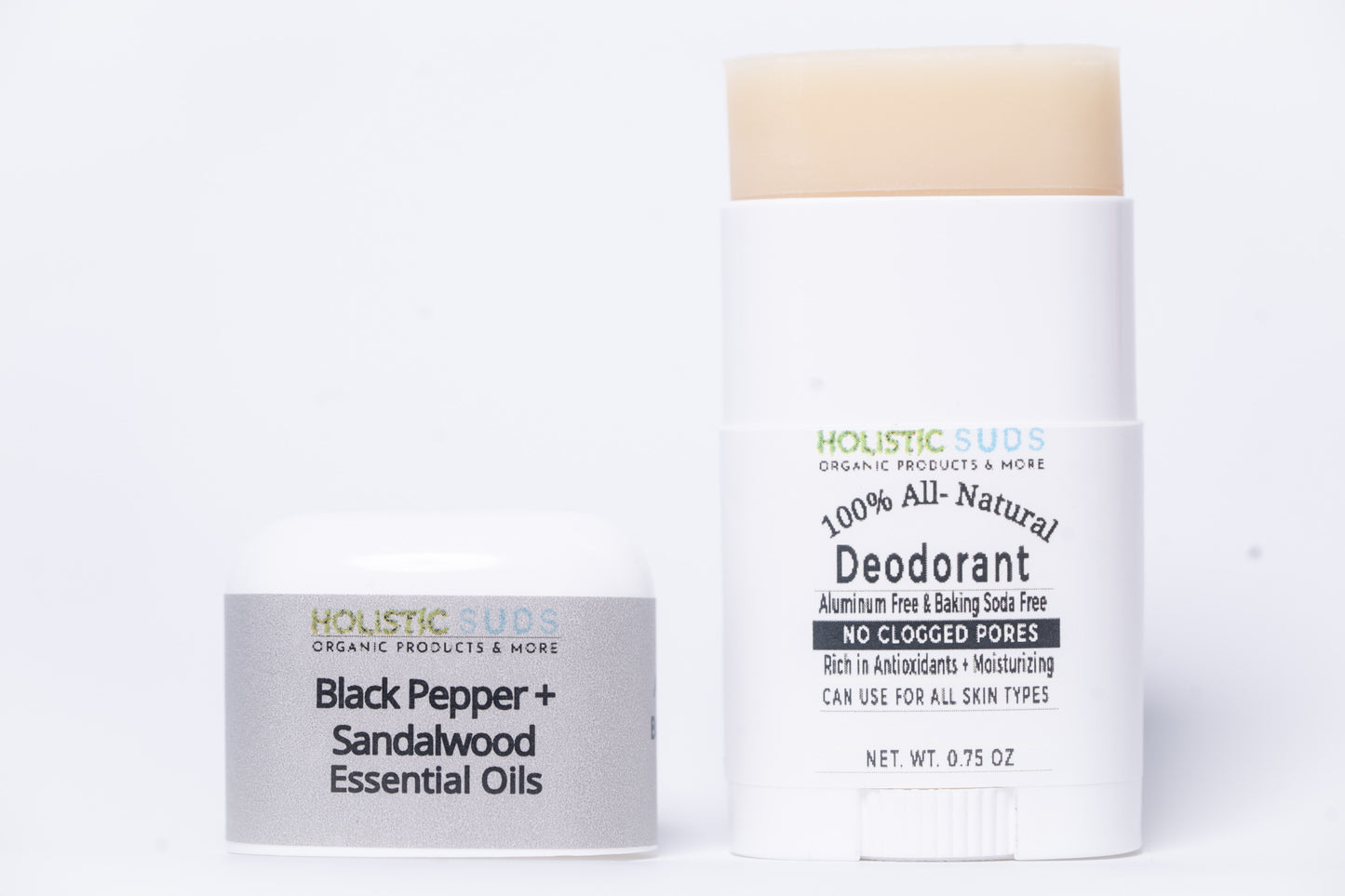 Black Pepper and Sandalwood 100% All Natural Deodorant