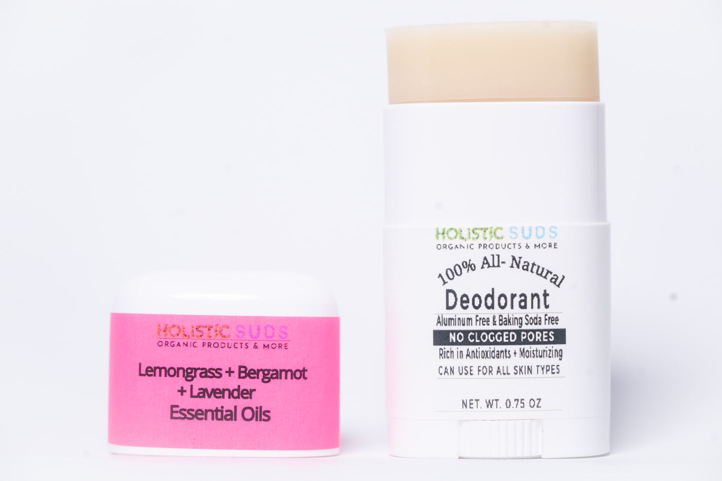 Lemongrass + Bergamot + Lavender 100% All Natural Deodorant